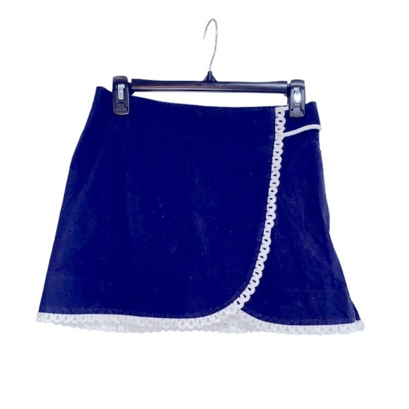 LILLY Pulitzer navy blue skirt size 0 - Picture 1 of 6